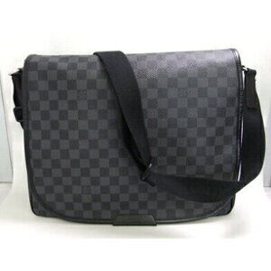 Louis Vuitton Renzo Crossbody Shoulder Damier Graphite Black
